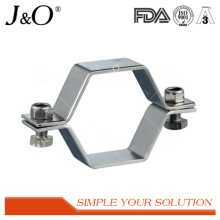 Stainless Steel Sanitary Hexagon Pipe Holder Without Base